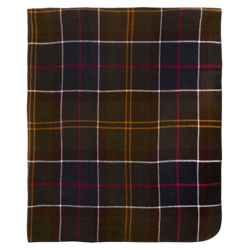 Barbour Dog Tartan Blanket